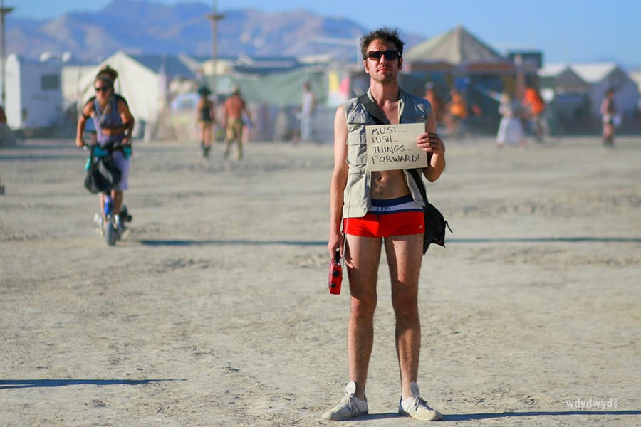 Must push things forward